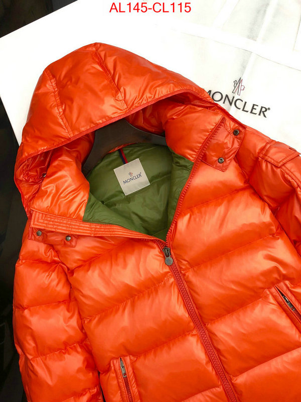 Down jacket Men-Moncler,top 1:1 replica , ID: CL115,$:145USD