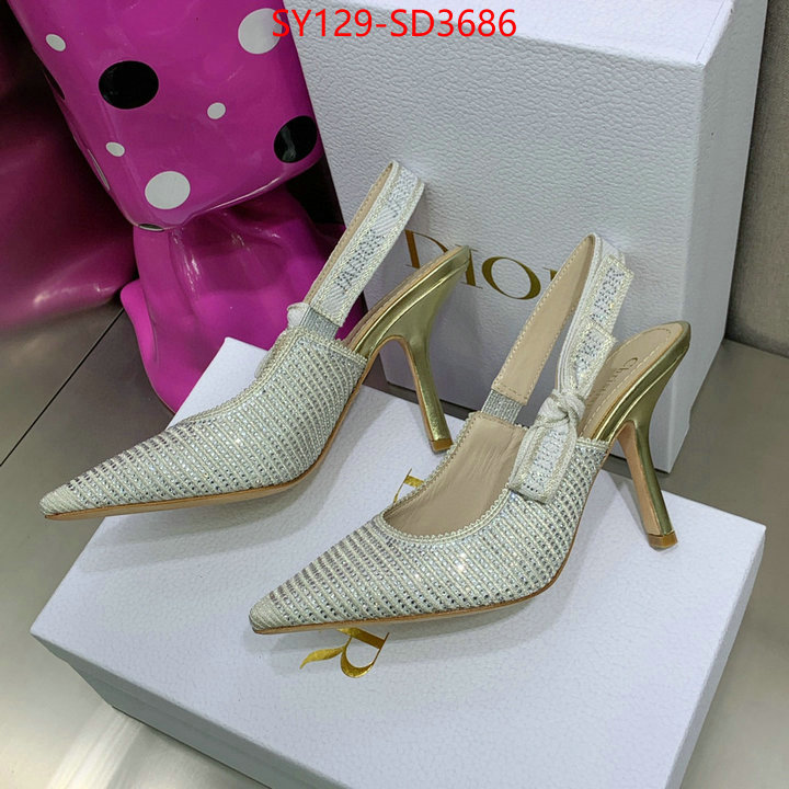 Women Shoes-Dior,buy 2023 replica , ID: SD3686,$: 129USD