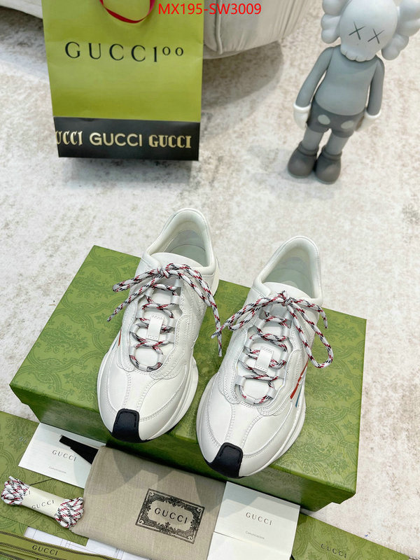 Men Shoes-Gucci,aaaaa replica , ID: SW3009,$: 195USD