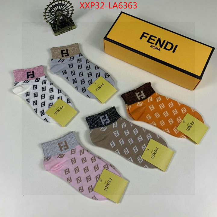 Sock-Fendi,what's the best place to buy replica , ID: LA6363,$: 32USD