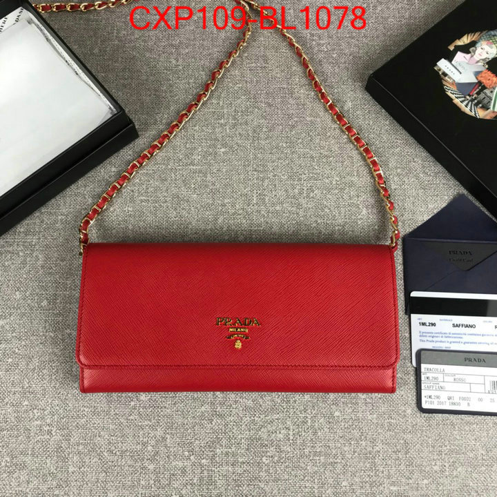 Prada Bags(TOP)-Diagonal-,ID: BL1078,$: 109USD