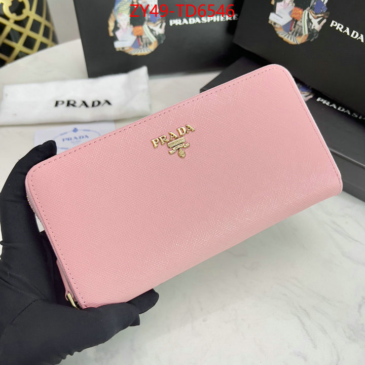 Prada Bags(4A)-Wallet,shop designer ,ID: TD6546,$: 49USD