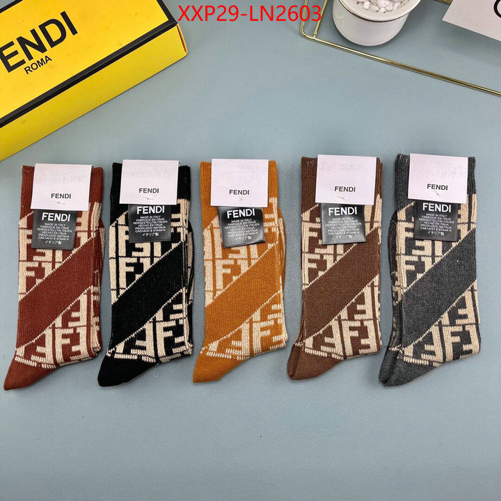 Sock-Fendi,good quality replica , ID: LN2603,$: 29USD