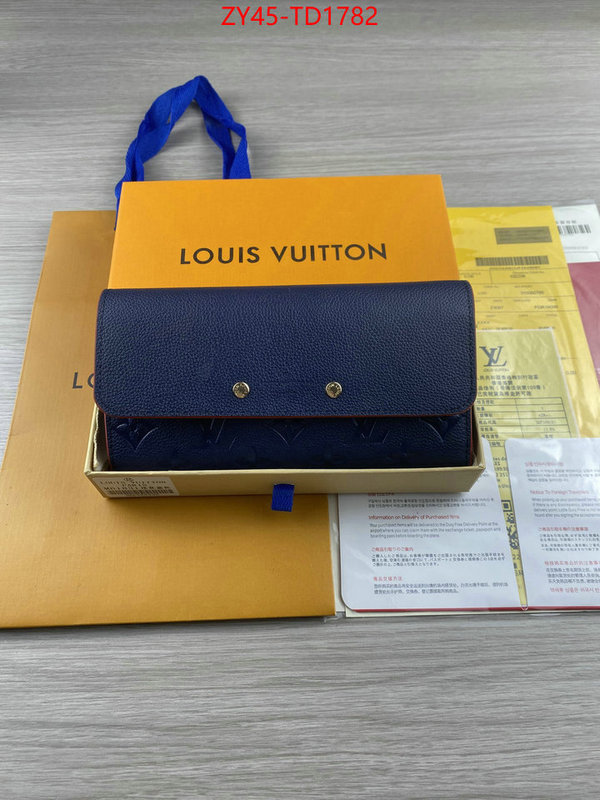 LV Bags(4A)-Wallet,ID: TD1782,$: 45USD