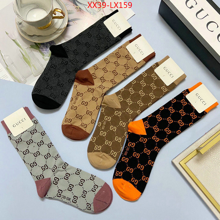 Sock-Gucci,fake , ID: LX159,$: 39USD