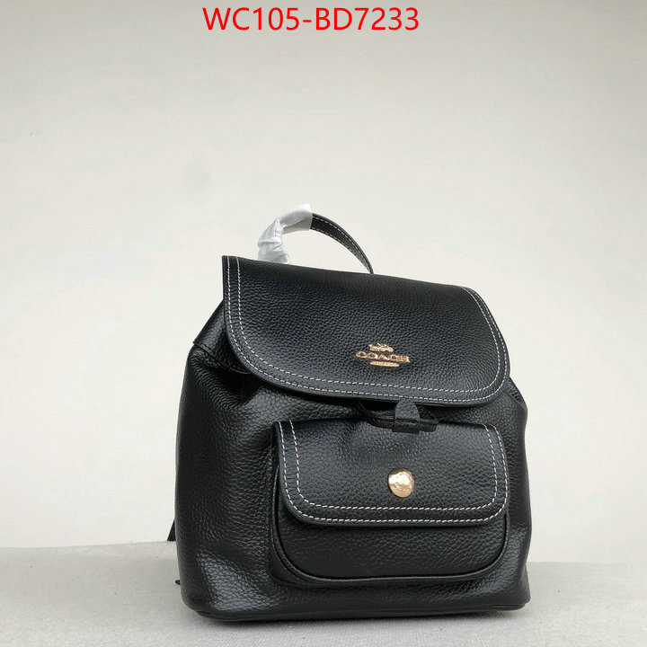 Coach Bags(4A)-Backpack-,we provide top cheap aaaaa ,ID: BD7233,$: 105USD