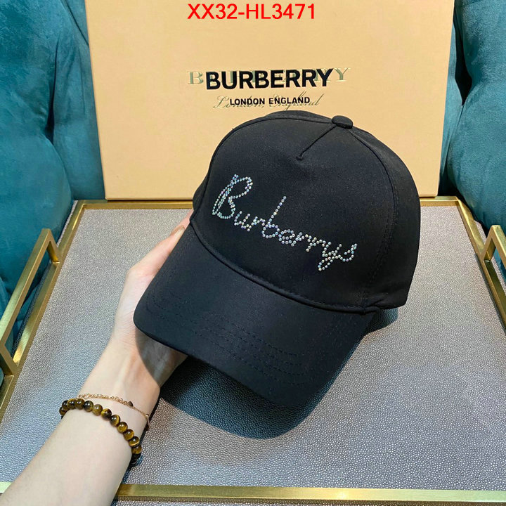 Cap (Hat)-Burberry,fake high quality , ID: HL3471,$: 32USD