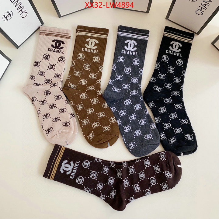 Sock-Chanel,replica us , ID: LW4894,$: 32USD