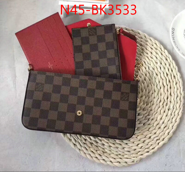 LV Bags(4A)-New Wave Multi-Pochette-,the best quality replica ,ID: BK3533,$: 45USD