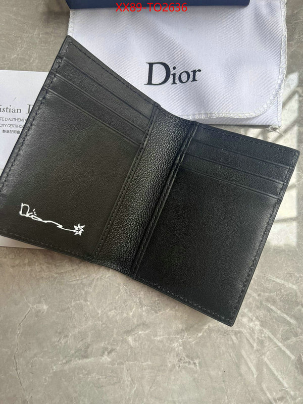 Dior Bags(TOP)-Wallet-,ID: TO2636,$: 89USD