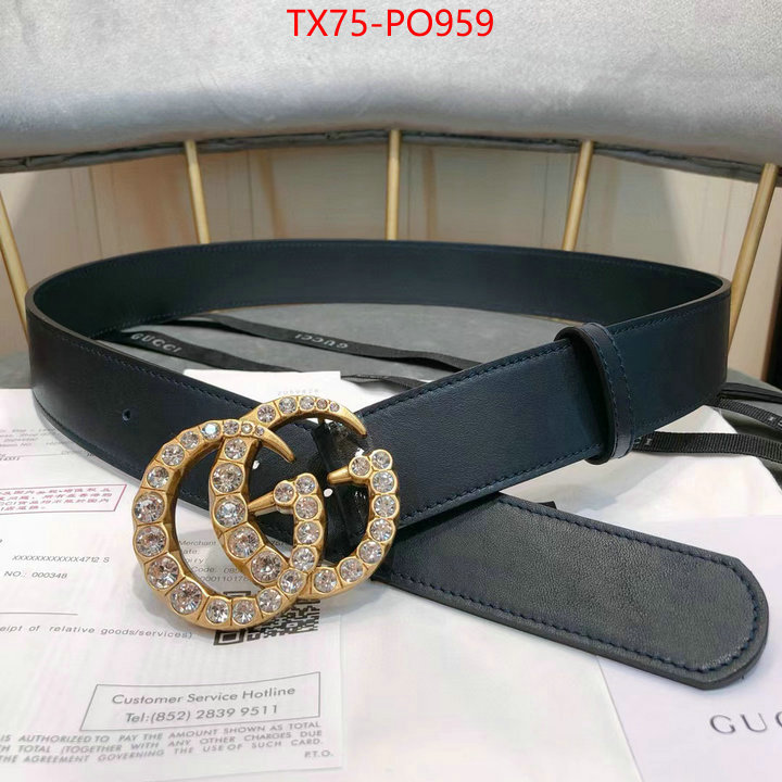 Belts-Gucci,we offer , ID: PO959,$: 75USD