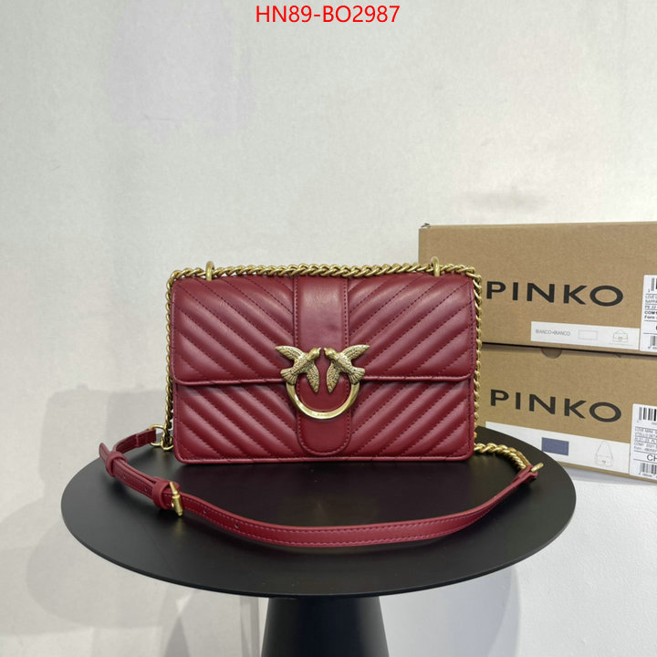 PINKO Bags(4A)-Diagonal-,what are the best replica ,ID: BO2987,$: 89USD