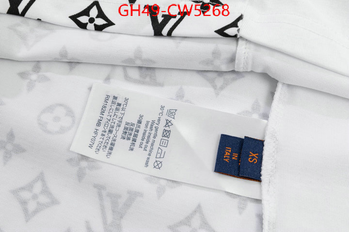 Clothing-LV,high quality designer replica , ID: CW5268,$: 49USD