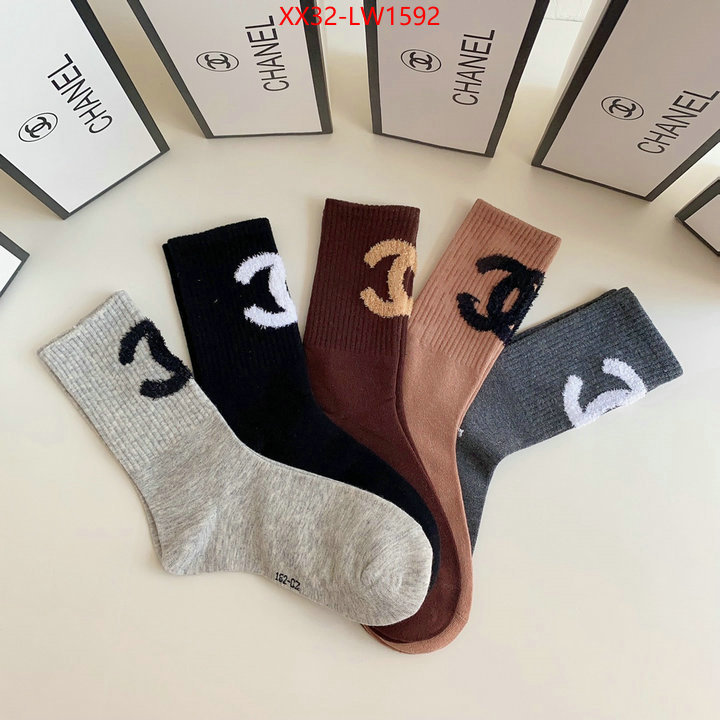 Sock-Chanel,sell high quality , ID: LW1592,$: 32USD