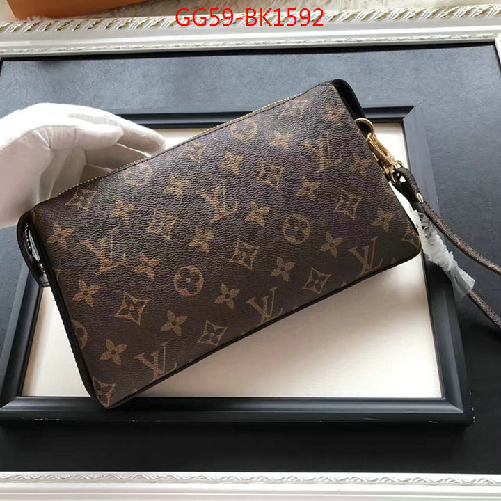 LV Bags(4A)-Wallet,ID: BK1592,$:59USD