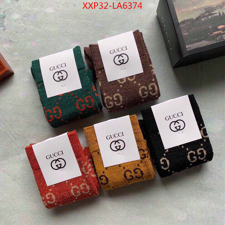 Sock-Gucci,designer fake , ID: LA6374,$: 32USD