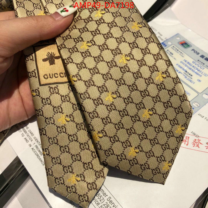 Ties-Gucci,customize the best replica , ID: DA7198,$: 49USD