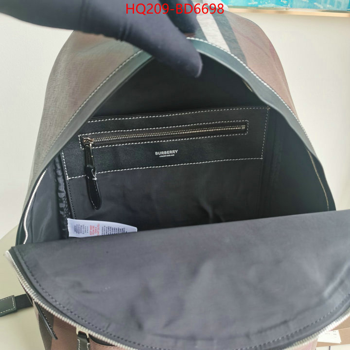 Burberry Bags(TOP)-Backpack-,what is a 1:1 replica ,ID: BD6698,$: 209USD