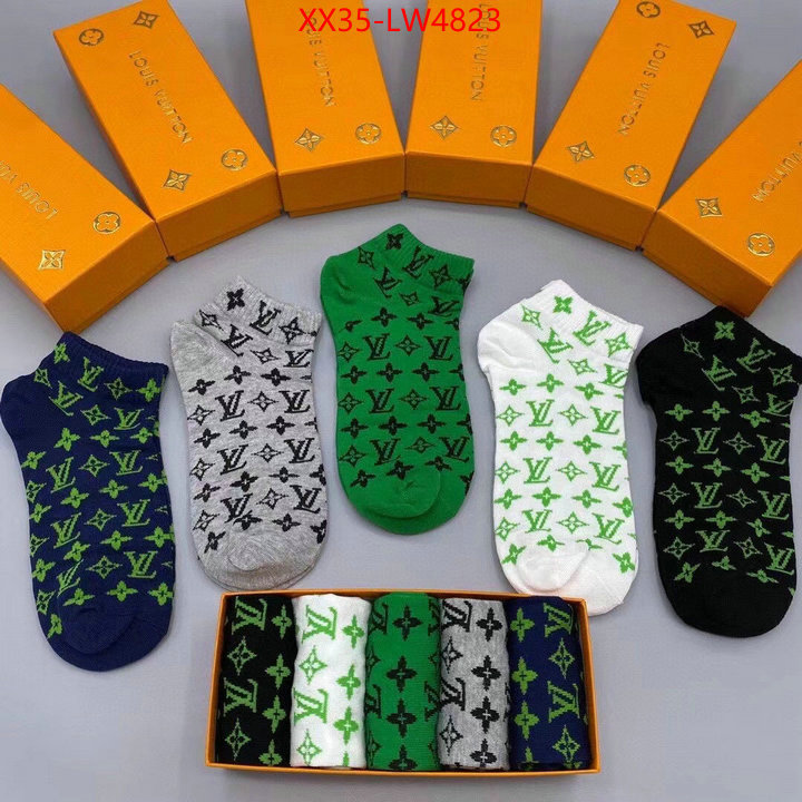 Sock-LV,best quality replica , ID: LW4823,$: 35USD