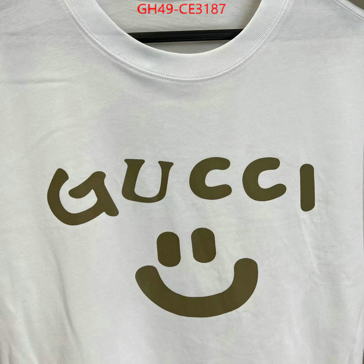 Clothing-Gucci,where should i buy to receive , ID: CE3187,$: 49USD