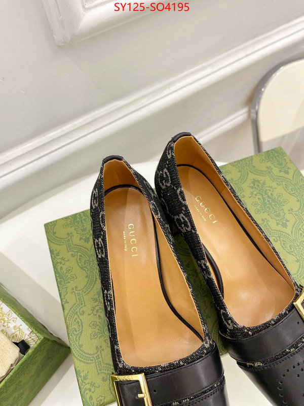 Women Shoes-Gucci,high quality 1:1 replica , ID: SO4195,$: 125USD