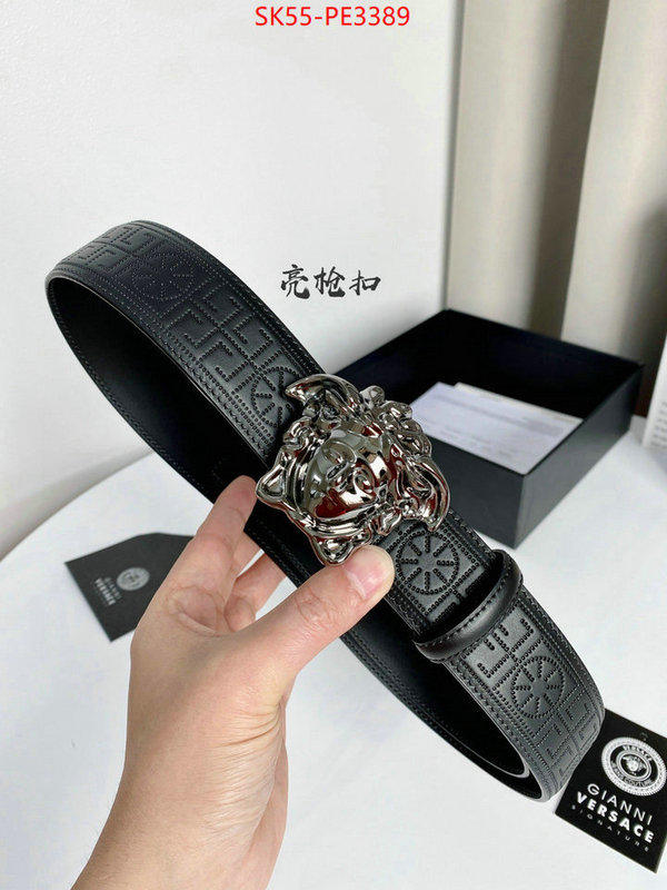 Belts-Versace,at cheap price , ID: PE3389,$: 55USD