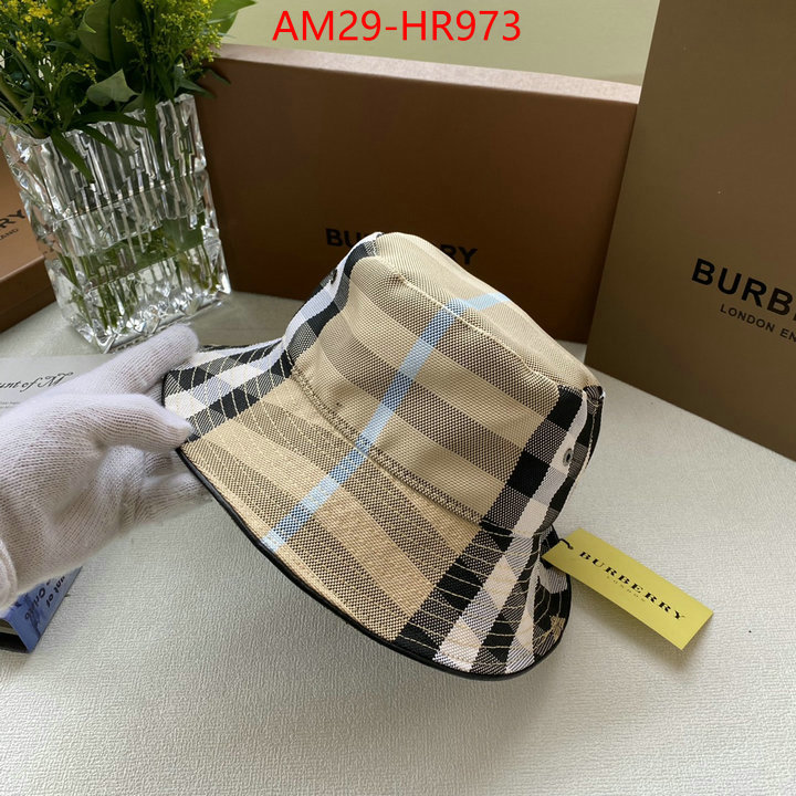 Cap (Hat)-Burberry,buy high-quality fake , ID: HR973,$: 29USD