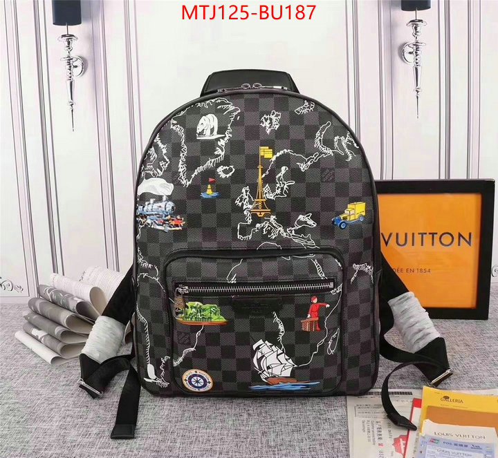 LV Bags(4A)-Backpack-,replica every designer ,ID: BU187,$: 125USD