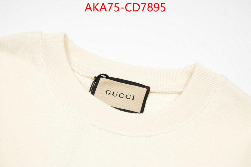 Clothing-Gucci,top designer replica , ID: CD7895,$: 75USD