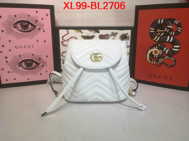 Gucci Bags(4A)-Backpack-,exclusive cheap ,ID: BL2706,$: 99USD