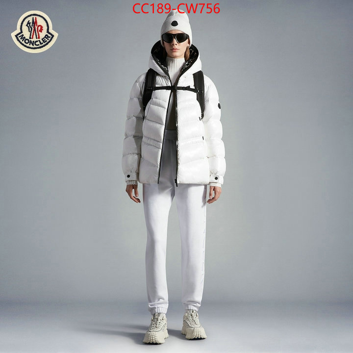 Down jacket Women-Moncler,1:1 , ID: CW756,$: 189USD