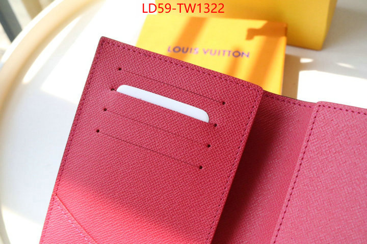 LV Bags(TOP)-Wallet,ID: TW1322,$: 59USD