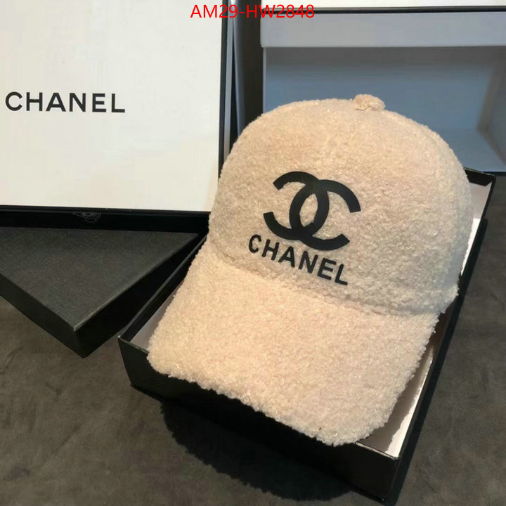 Cap (Hat)-Chanel,what's the best place to buy replica , ID: HW2848,$: 29USD