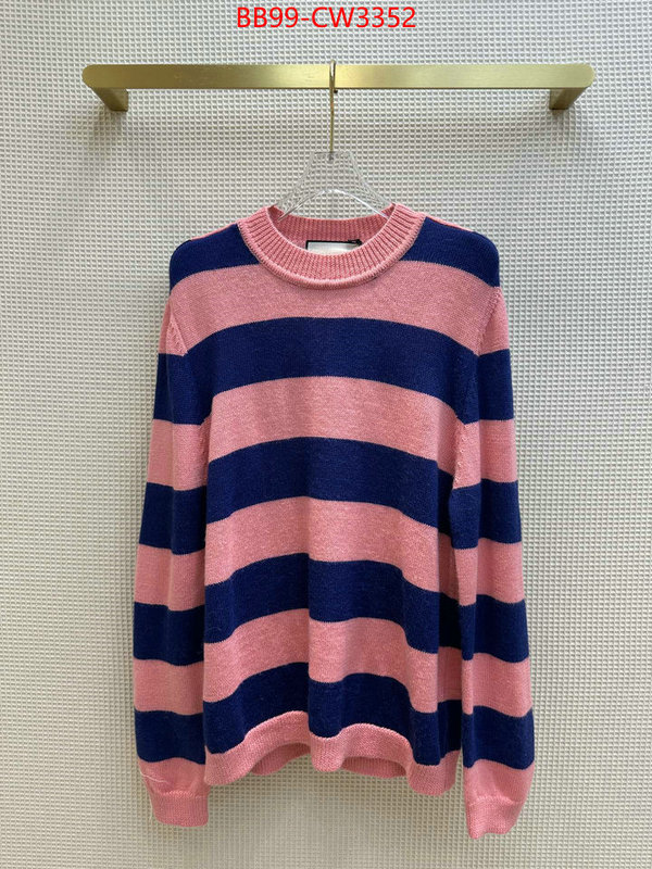 Clothing-Gucci,best replica quality , ID: CW3352,$: 99USD