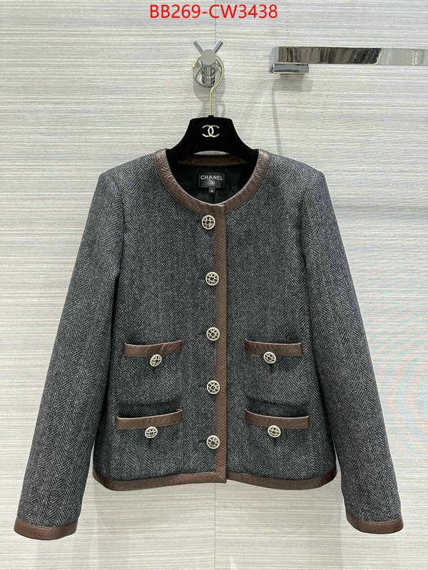 Clothing-Chanel,best quality fake , ID: CW3438,$: 269USD