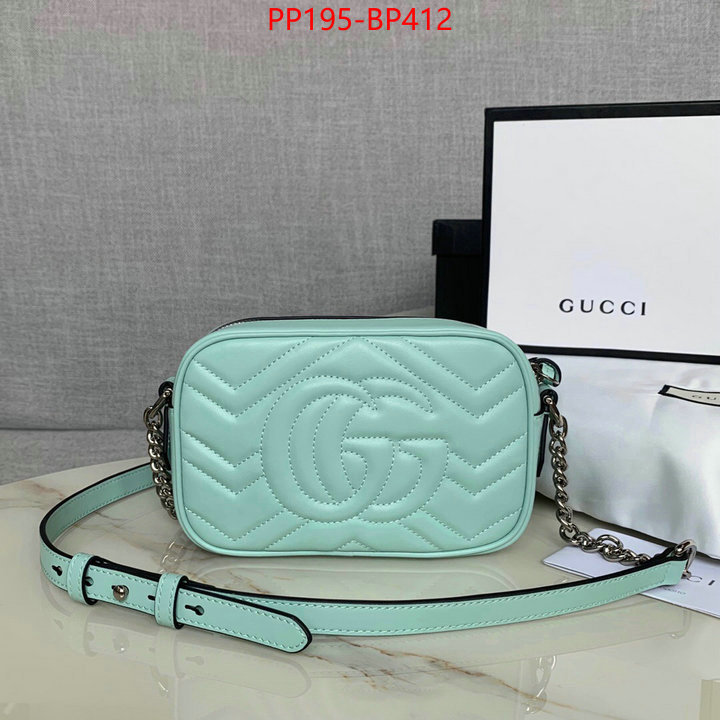 Gucci Bags(TOP)-Marmont,ID: BP412,$:195USD