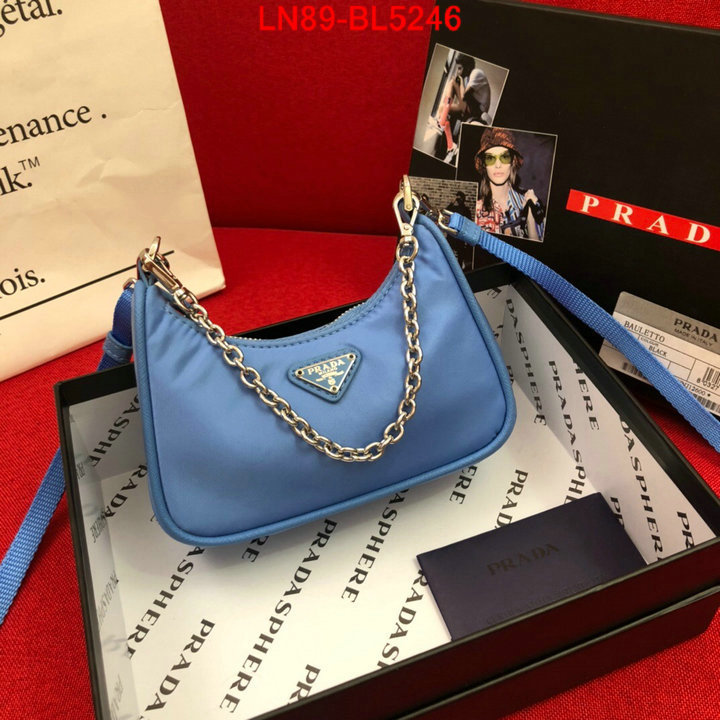 Prada Bags(4A)-Re-Edition 2000,buy first copy replica ,ID: BL5246,$: 89USD