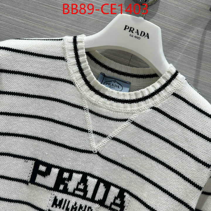 Clothing-Prada,high quality designer , ID: CE1403,$: 89USD