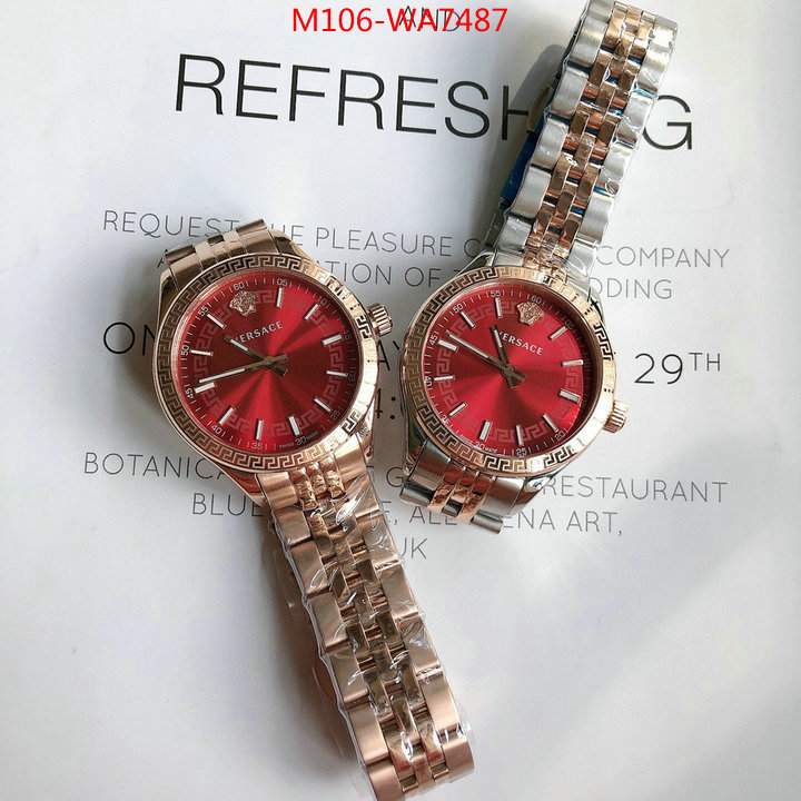 Watch(4A)-Versace,brand designer replica ,ID: WA7487,$: 106USD