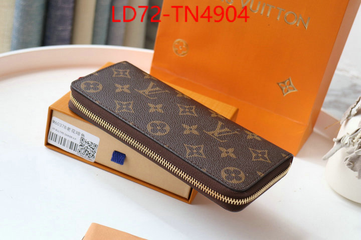 LV Bags(TOP)-Wallet,ID: TN4904,$: 72USD