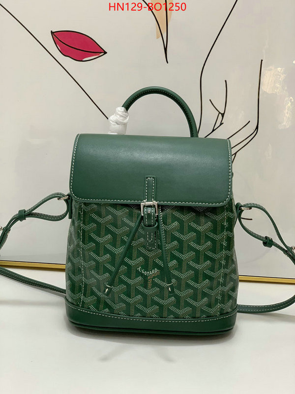 Goyard Bags(4A)-Backpack-,best fake ,ID: BO1250,$: 129USD