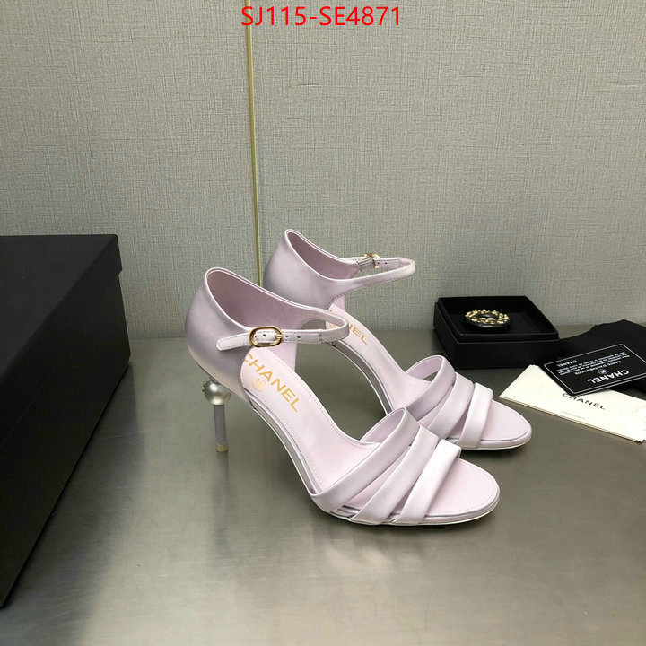 Women Shoes-Chanel,mirror copy luxury , ID: SE4871,$: 115USD