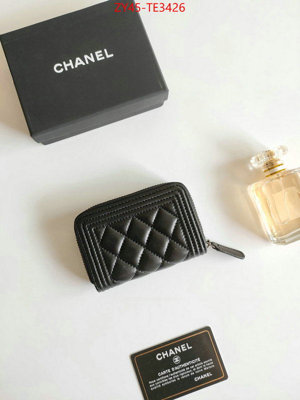 Chanel Bags(4A)-Wallet-,ID: TE3426,$: 45USD