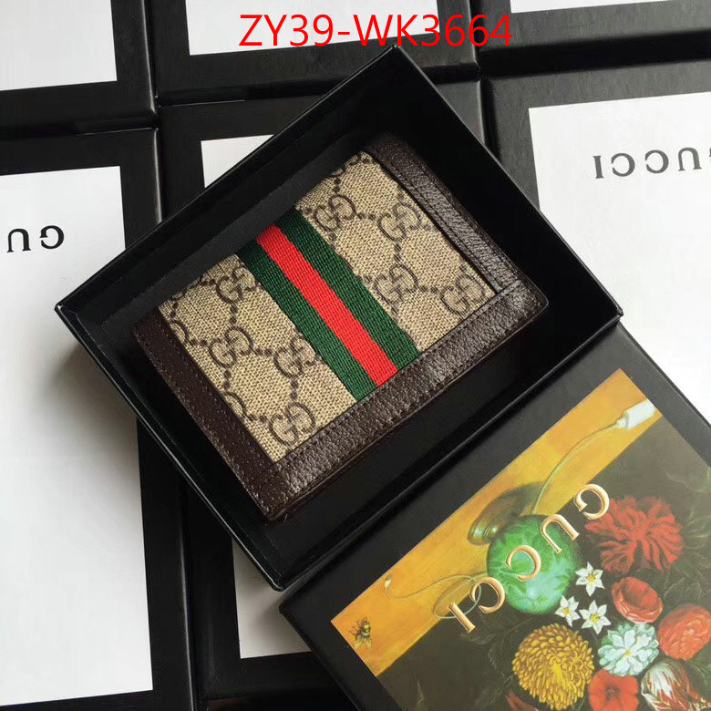 Gucci Bags(4A)-Wallet-,ID: WK3664,$:39USD