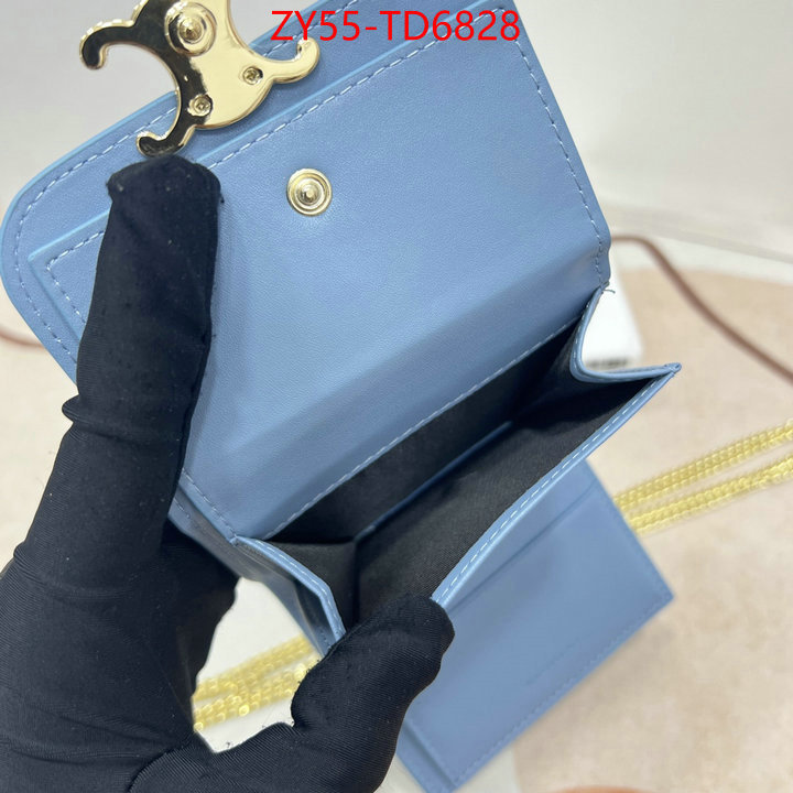 CELINE Bags(4A)-Wallet,replica wholesale ,ID: TD6828,$: 55USD