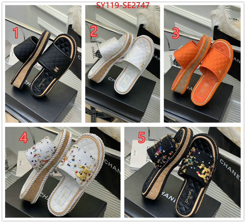 Women Shoes-Chanel,mirror quality , ID: SE2747,$: 119USD