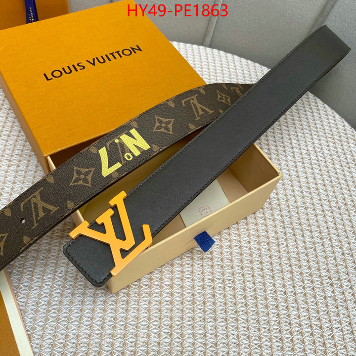 Belts-LV,outlet 1:1 replica , ID: PE1863,$: 49USD