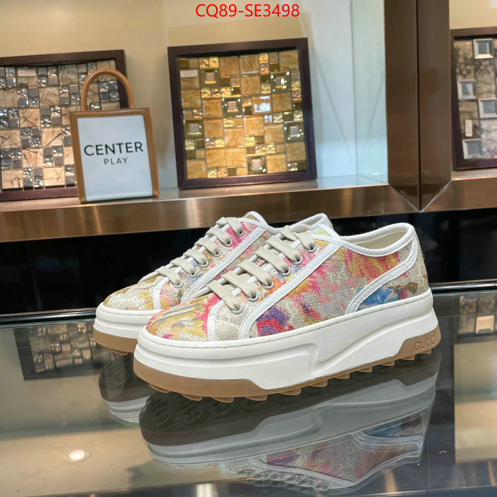 Women Shoes-Gucci,fake aaaaa , ID: SE3498,$: 89USD