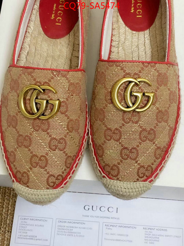 Women Shoes-Gucci,high quality designer replica , ID: SA5474,$: 79USD