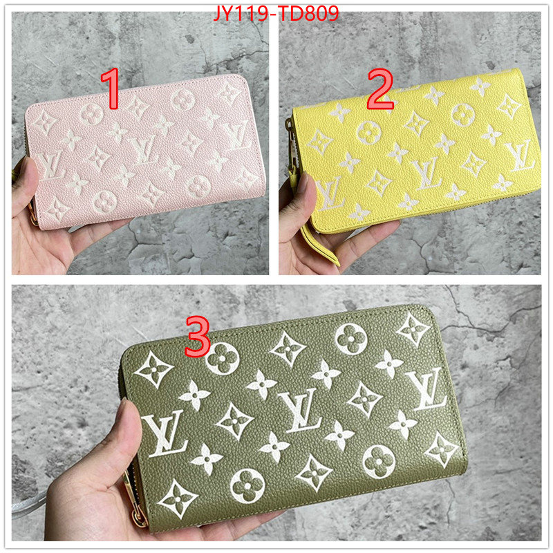 LV Bags(TOP)-Wallet,ID: TD809,$: 119USD